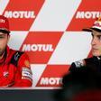 Andrea Dovizioso protagonizó intensas batallas en pista con Marc Márquez