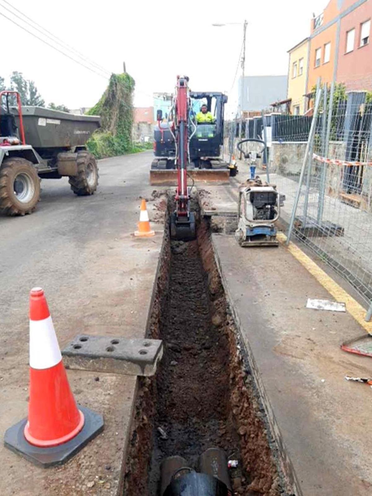 Canalización de líneas soterradas entre La Laguna y Tacoronte