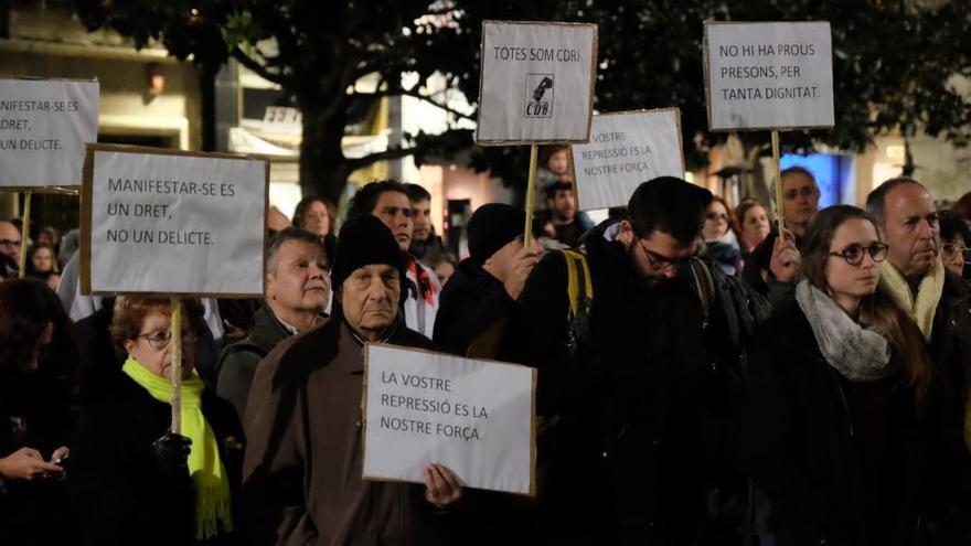 La protesta a Figueres