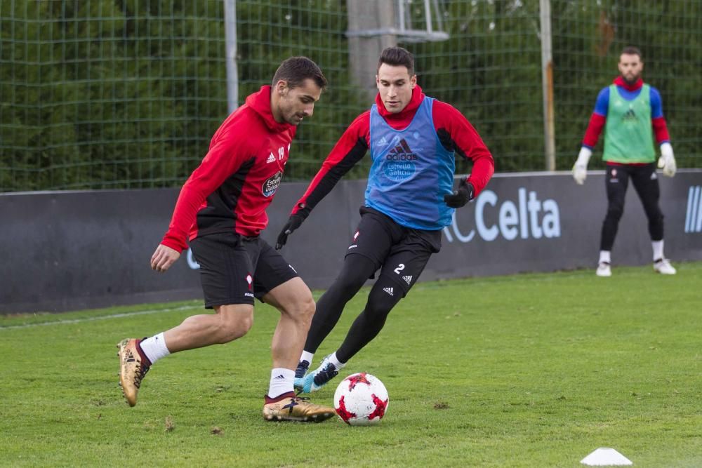 El Celta reanuda los entrenamientos para preparar el encuentro contra el Barcelona en Copa