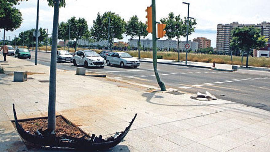 Un conductor de 43 años muere en una colisión de dos coches en Palma