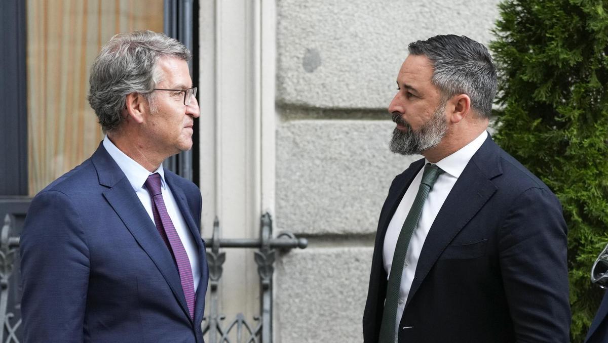 El nuevo intento de Feijóo y Abascal para pactar gobiernos encalla antes de empezar