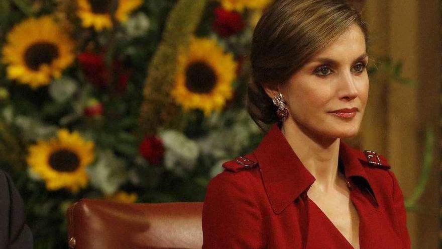 La reina Letizia, el pasado mes de julio, durante su visita oficial a Reino Unido.