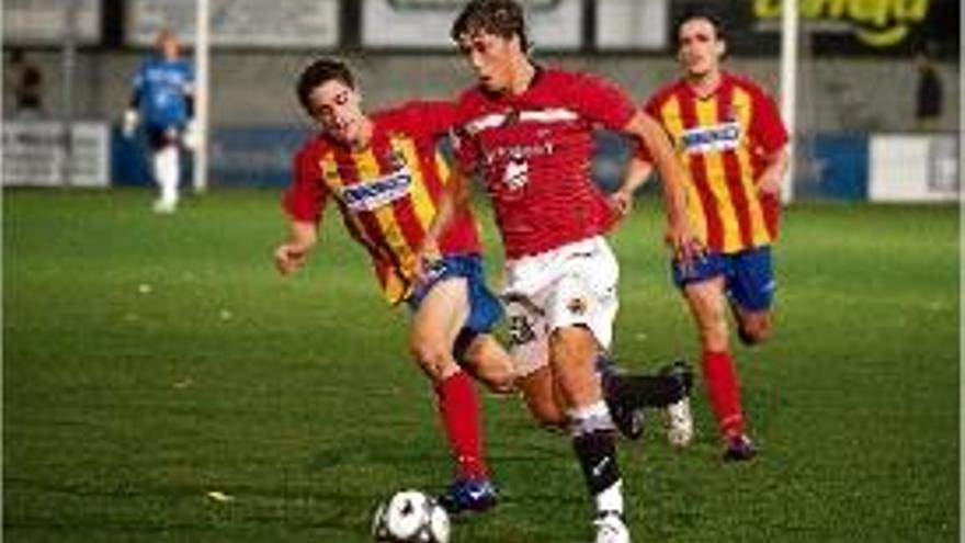 Eloy Gila en la final de Copa Catalunya entre el Manlleu i el Nàstic.