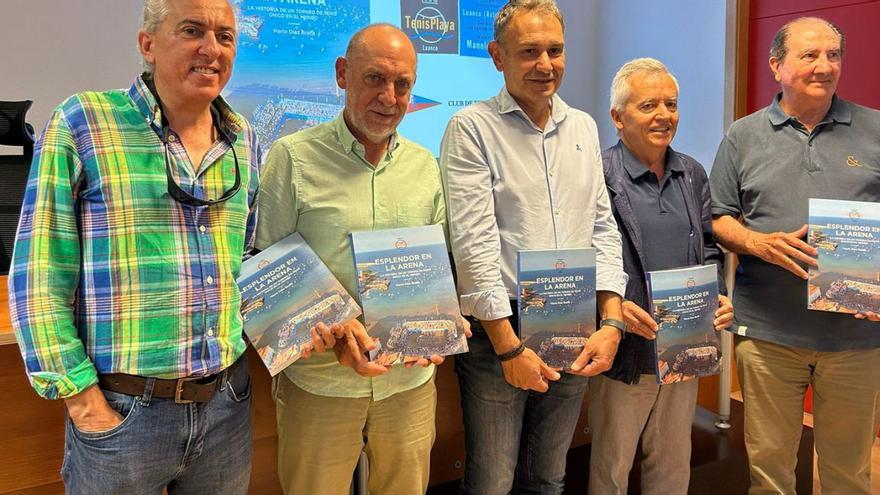 El libro de Mario Braña sobre el tenis playa de Luanco &quot;se perpetuará en la memoria&quot;