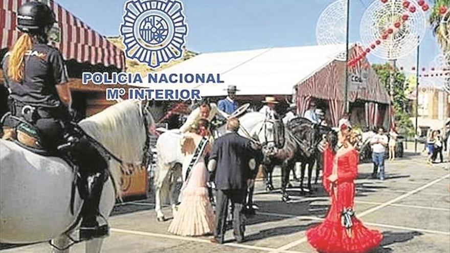 La Policía Nacional detiene a tres personas en las ferias de Cabra y Lucena