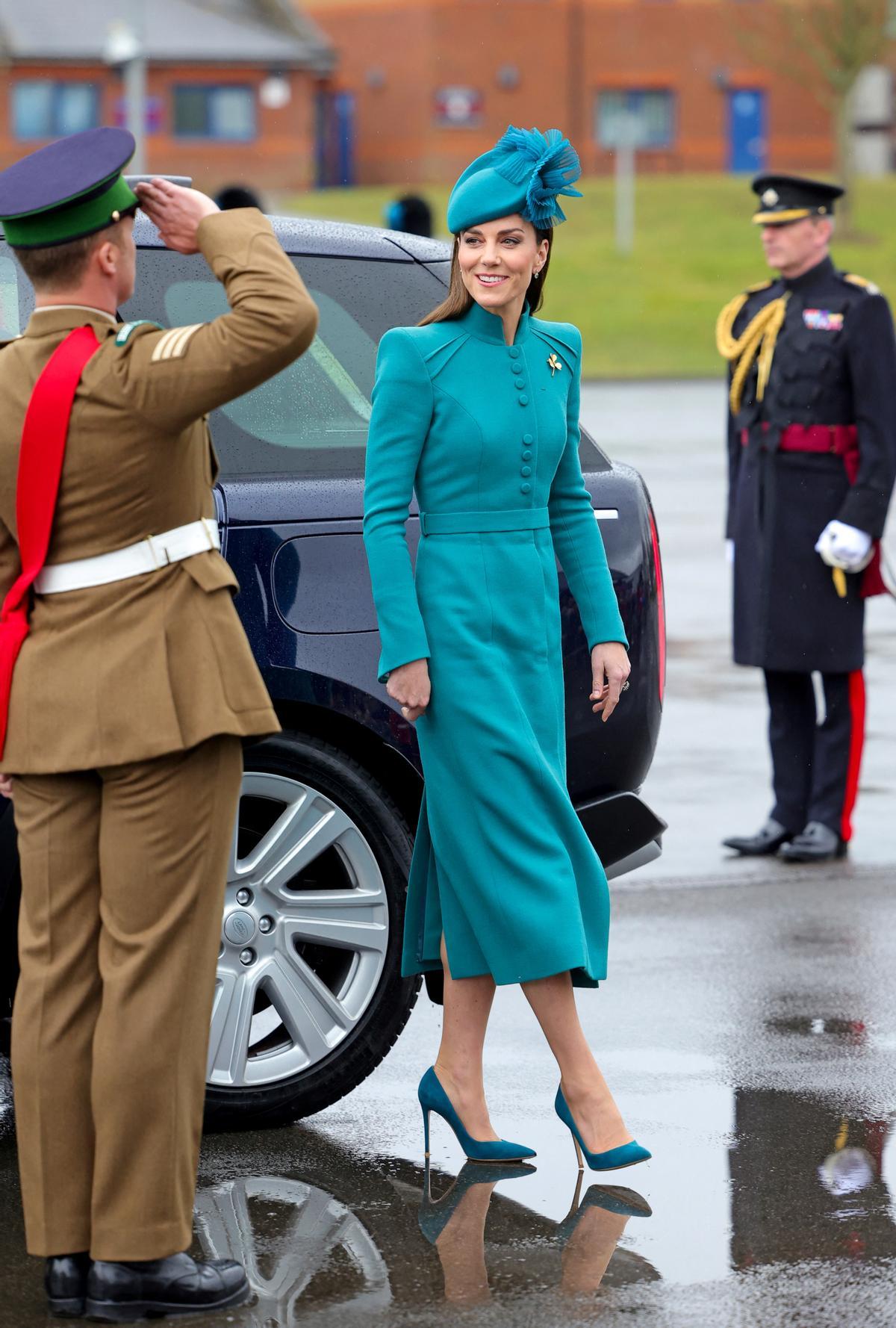 El Príncipe Guillermo y Catalina, Principes de Gales, asisten al Desfile del Día de San Patricio