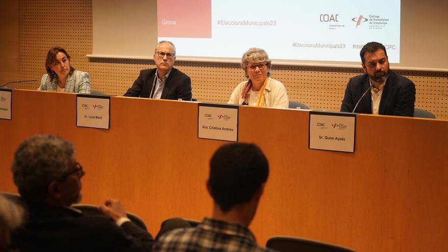 El debat de candidats posa sobre la taula un nou pla urbanístic a Girona