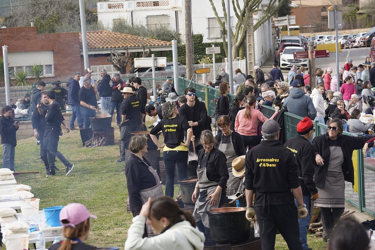 Albons carnaval dinar popular tradicional arrossada d'Albons