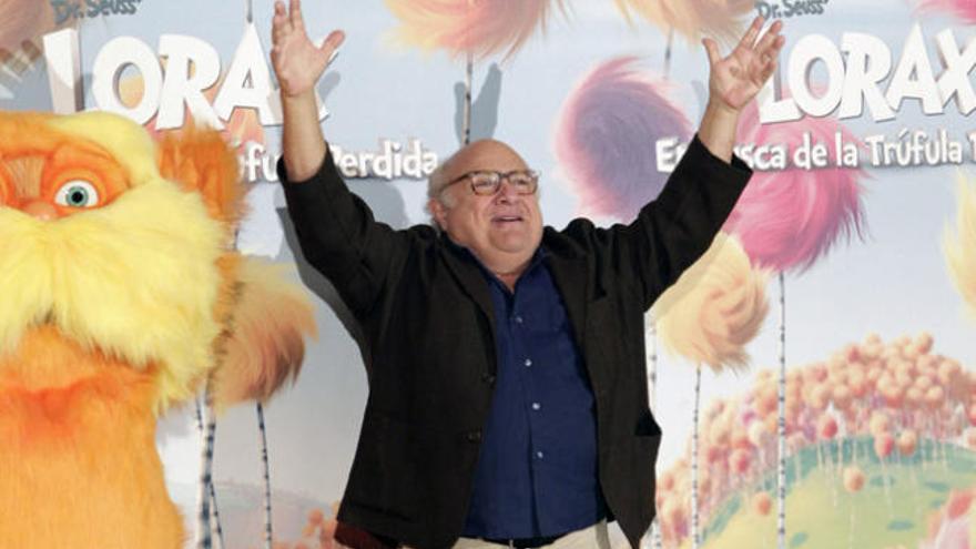 Danny de Vito, durante la presentación en Madrid.