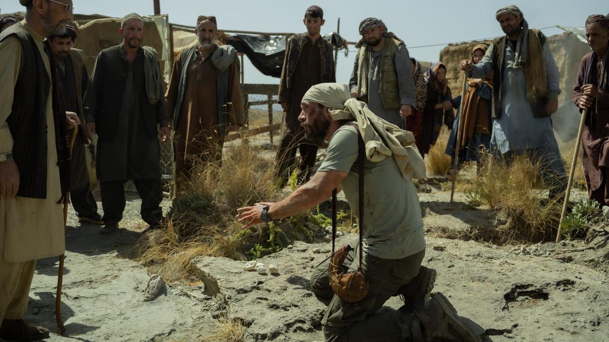 Michel Noher, como Marcos, en una escena de la serie 'La Unidad: Kabul'. /