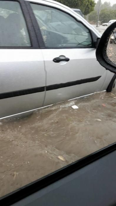 Las fuertes lluvias provocan problemas de circulación en Mallorca