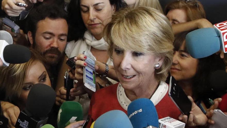 Esperanza Aguirre dimite como concejal del PP en el Ayuntamiento de Madrid
