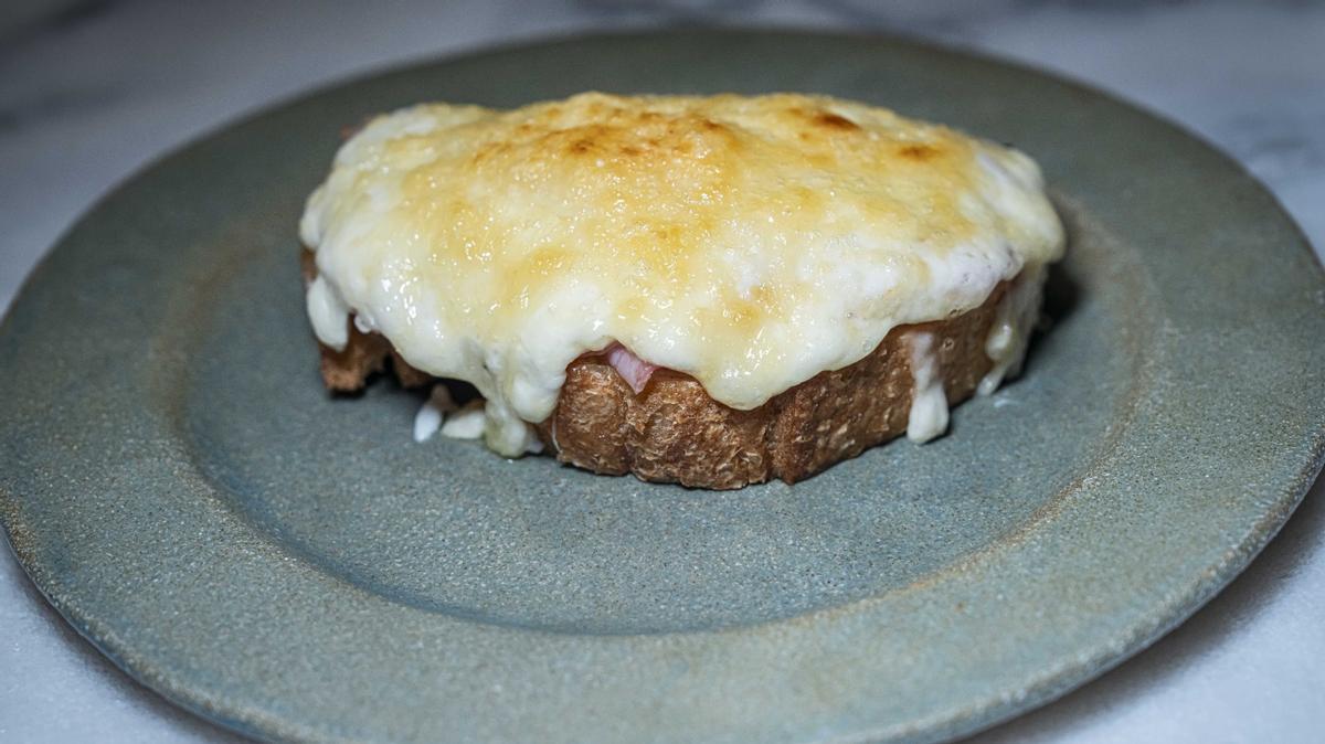 El 'croque-monsieur' de Piropo.