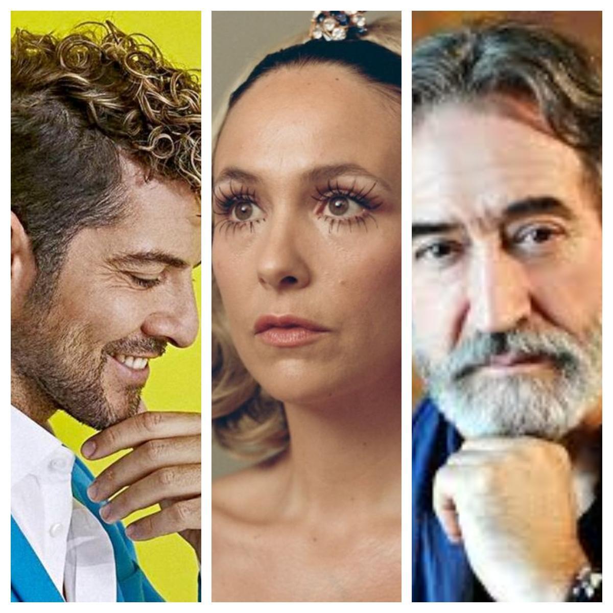 David Bisbal, Rigoberta Bandini y Jordi Savall.