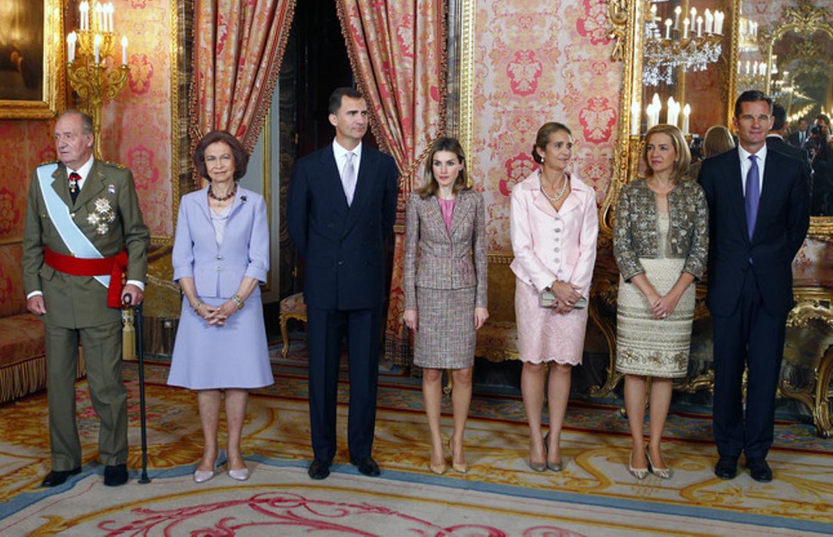 La infanta Cristina, en el que va ser el seu últim acte oficial amb la família reial, l’octubre del 2011. La infanta Cristina, en el que va ser el seu últim acte oficial amb la família reial, l’octubre del 2011.