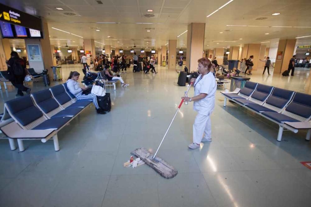 Los limpidores vuelven al trabajo