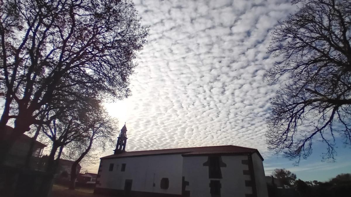 Cielo enladrillado en Lalín