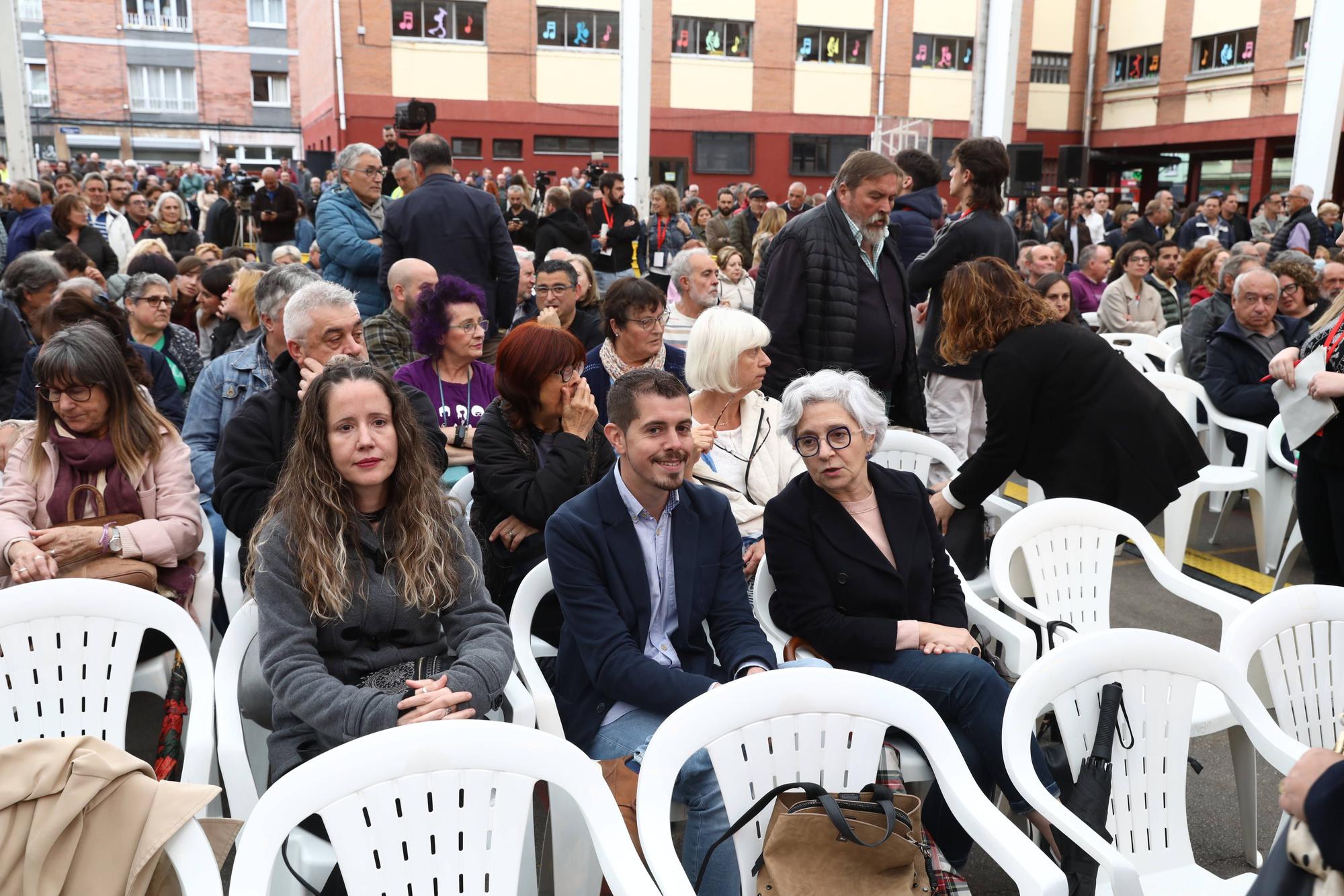 En imágenes: Así fue la visita de Yolanda Díaz a Asturias