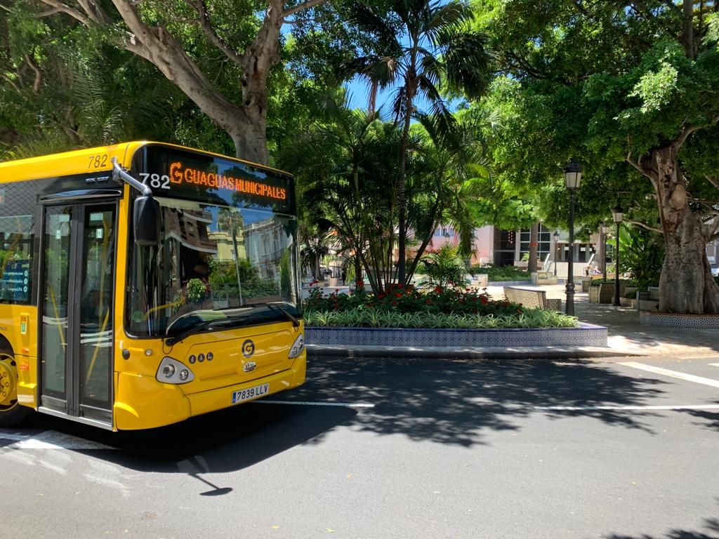 Titsa prueba desde hoy las prestaciones de una guagua de Las Palmas en Santa Cruz