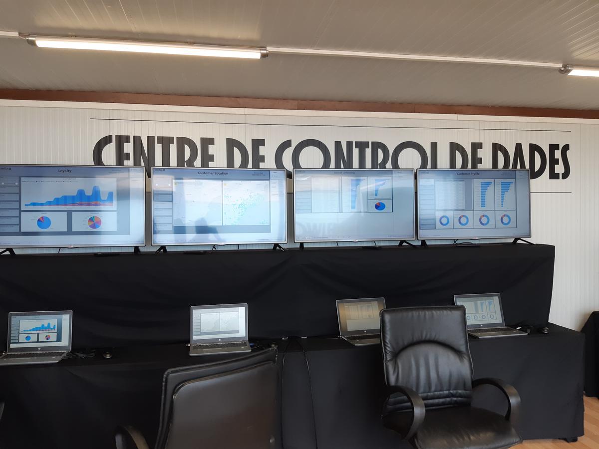 El centro de datos de la empresa Becomit que analiza toda la información del Festival Cruïlla