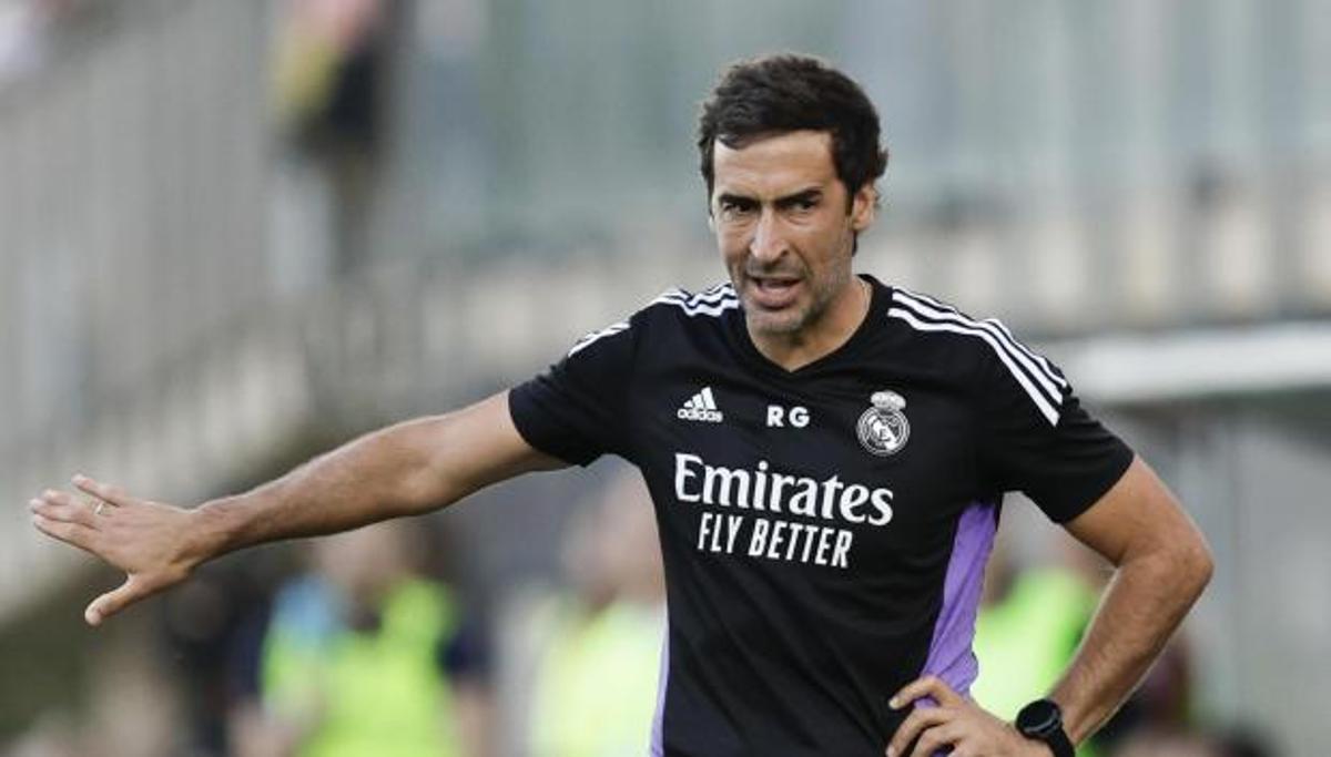 Raúl González es entrenador del Castilla desde 2019.