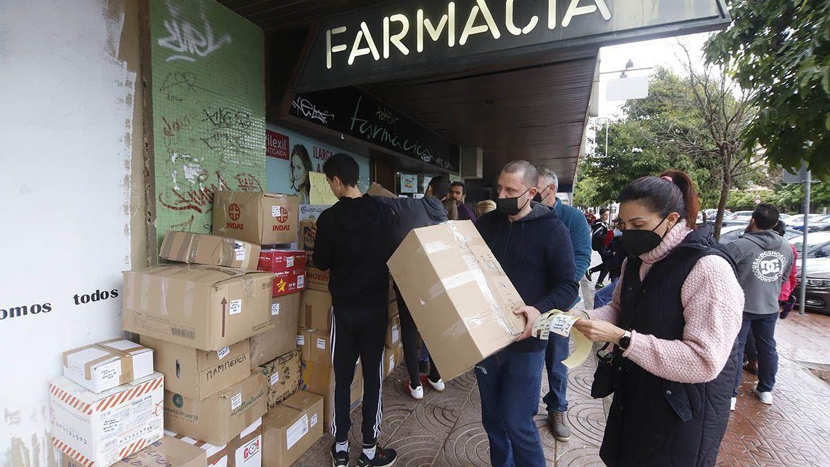 Cordobeses y ucranianos refugiados en la ciudad colaboran con los envíos de material humanitario al país.