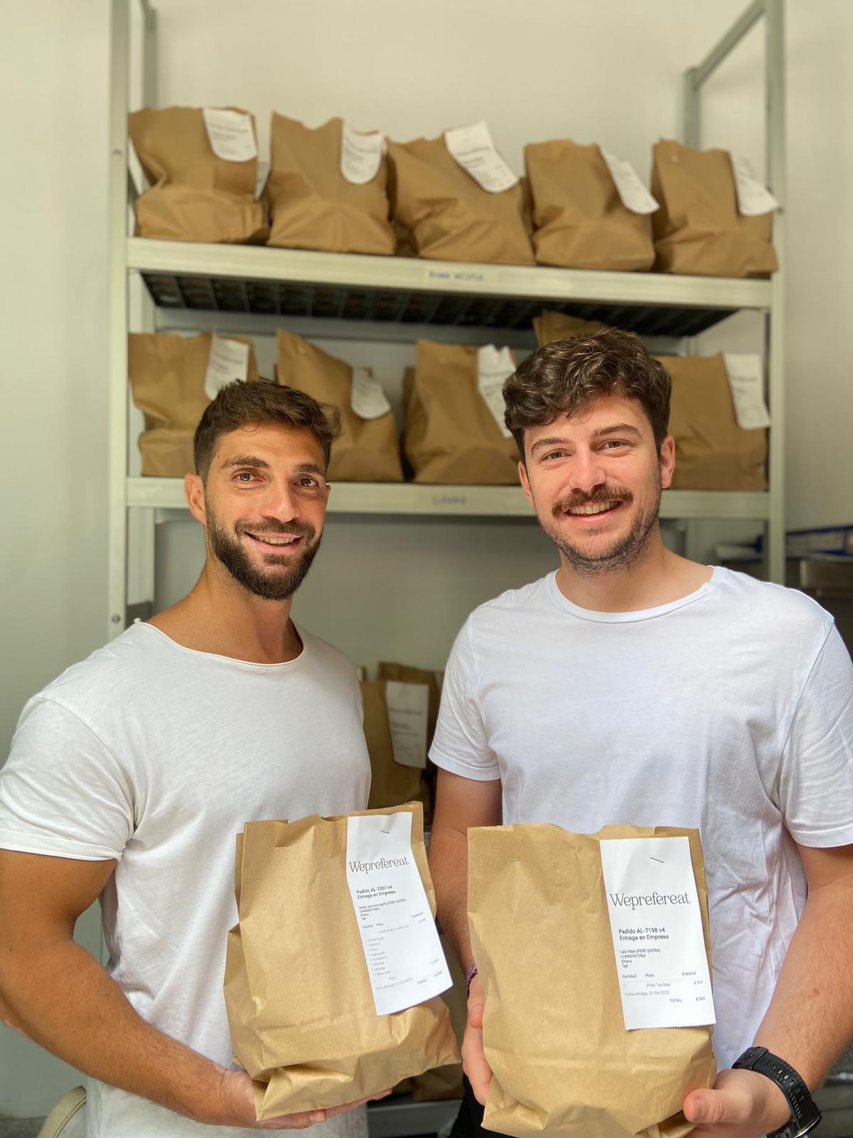 Marco Romaniello i Marc Almeda, fundadors de l’empresa.  Weprefereat