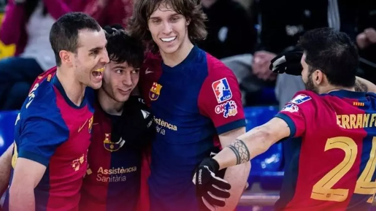Sufrida victoria del Barça ante el Caldes