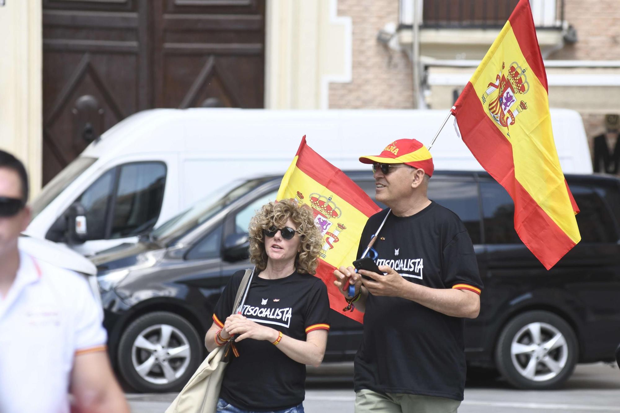 Acto de Santiago Abascal y Jorge Buxadé en Murcia