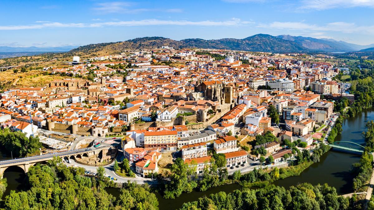 Vista de la localidad de Plasencia.