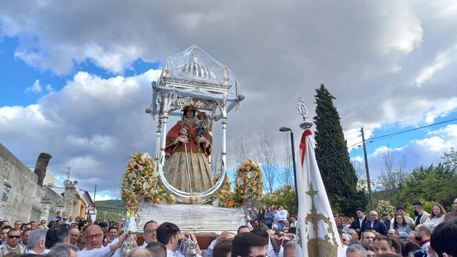 La Virgen de Araceli regresa a Santiago