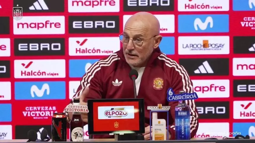 Luis de la Fuente: "No hay duda de que estamos entre las candidatas y eso me gusta, no escurro el bulto"