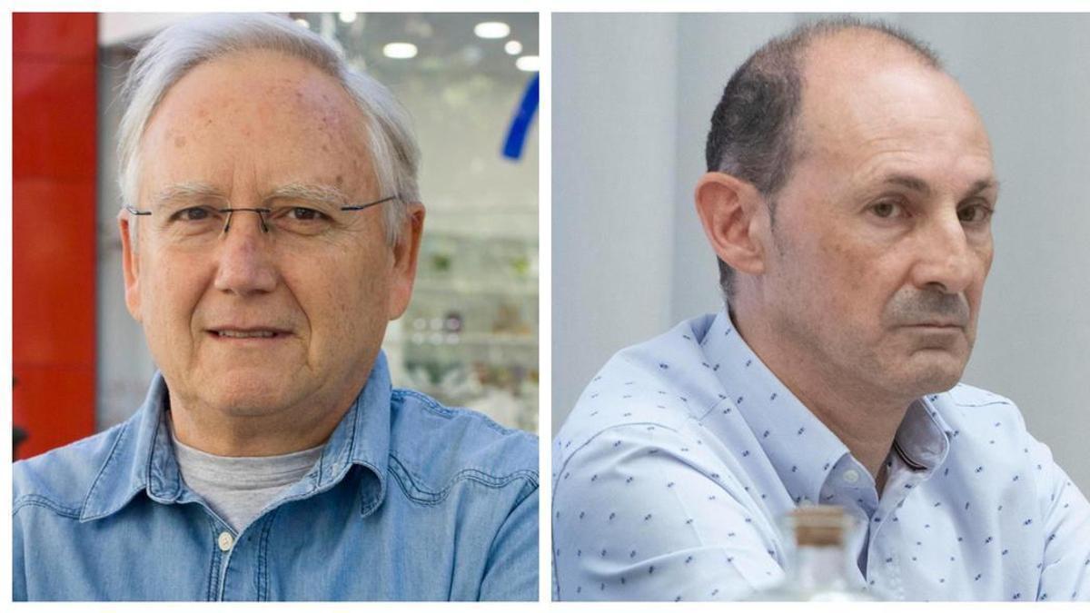 El versador José Ramón Cerdà y el concejal Eduardo Llopis.