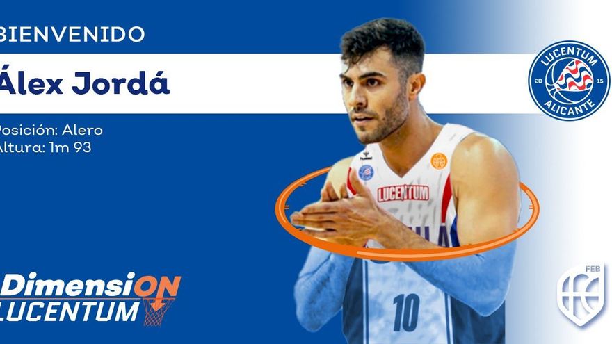 El alero alicantino Álex Jordá se suma al proyecto del HLA Alicante