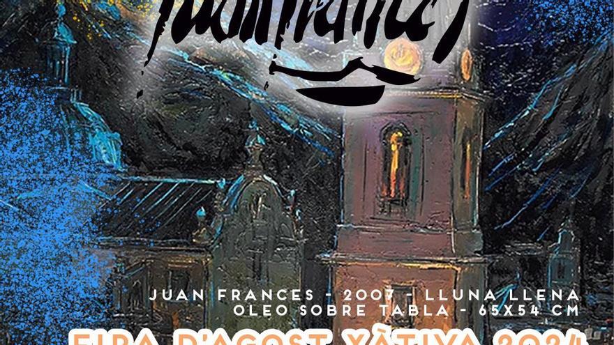 Cartel del Premi Nacional de Pintura Juan Francés de Xàtiva.