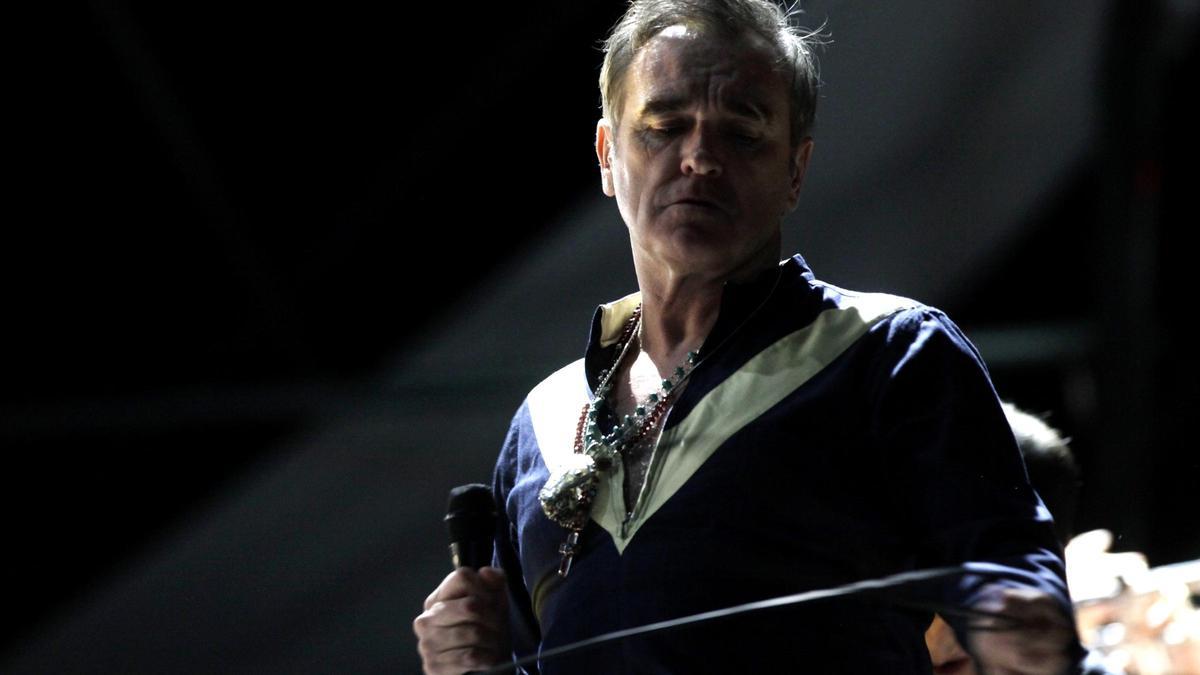 Morrissey en concierto.