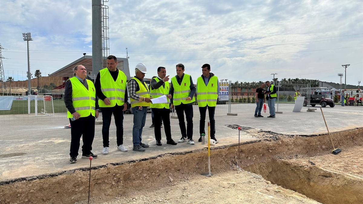 El inicio de las obras del nuevo edificio en La Nucia.