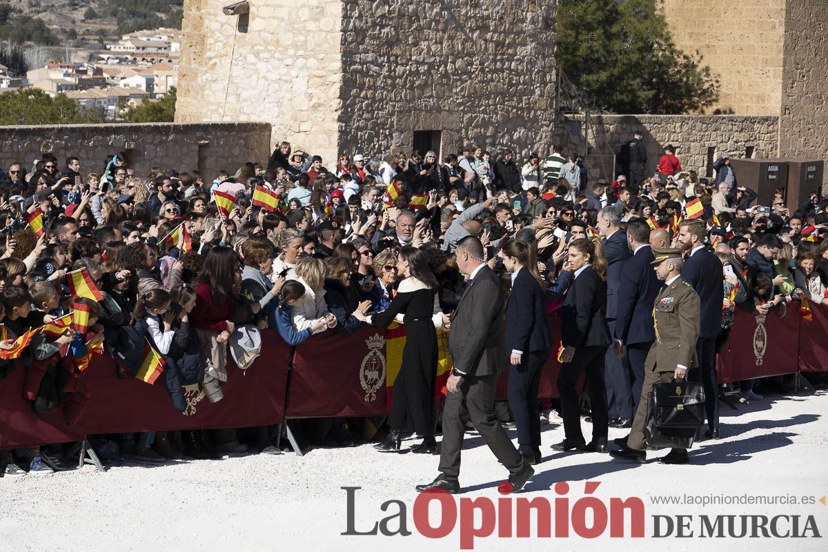 Visita de los reyes de España a Caravaca (explanada de la Basílica)