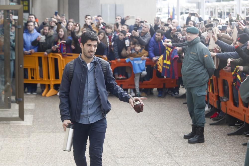 El Barcelona llega a Asturias para su duelo ante el Sporting