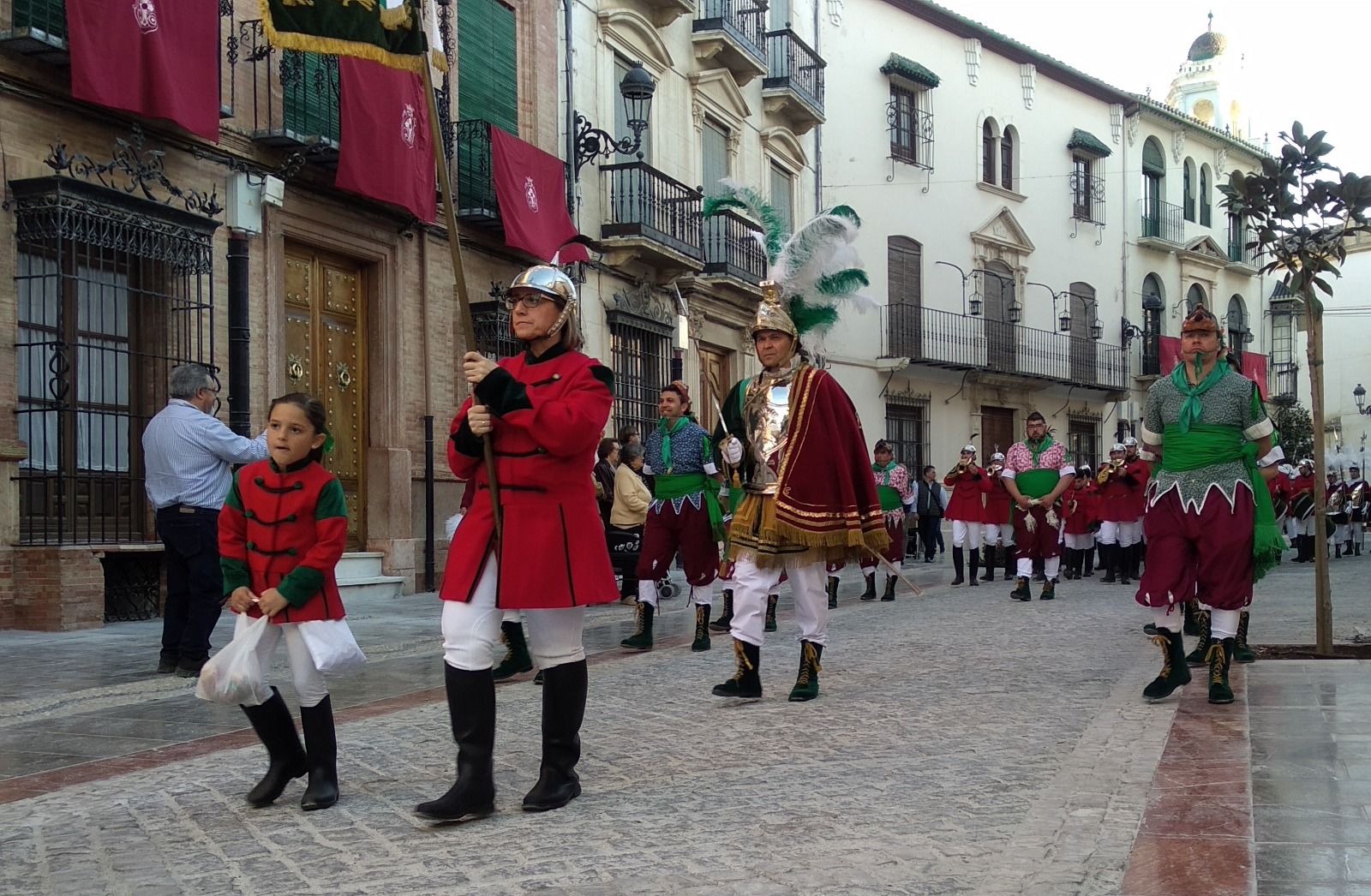 Priego,  pasacalles previo a la representación del Prendimiento