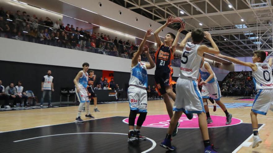 Partido del Valencia Basket en la última Minicopa Endesa