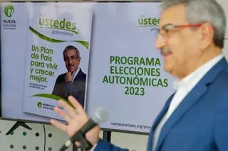 Román Rodríguez confía en llegar a 100.000 votos, siete escaños y renovar el pacto de progreso con diputados de sobra