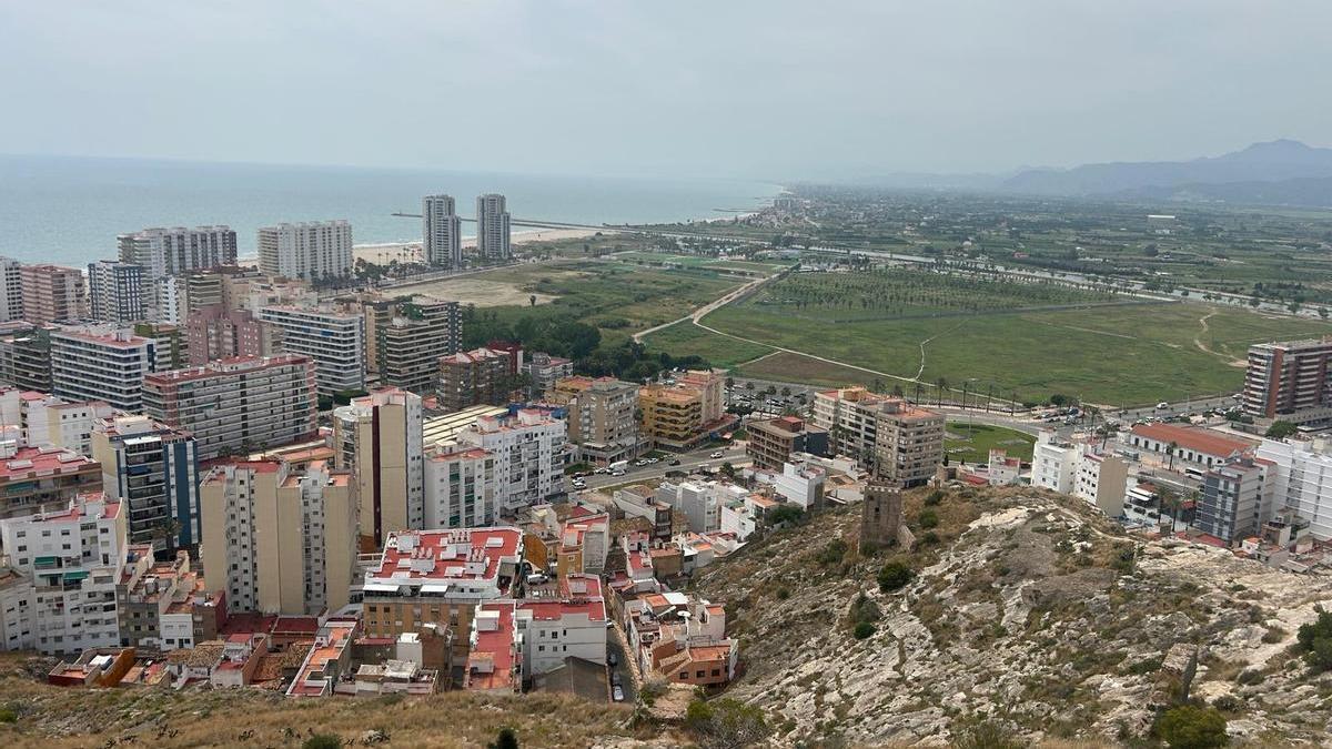 Espacio en el que se construirá el "Manhattan de Cullera".