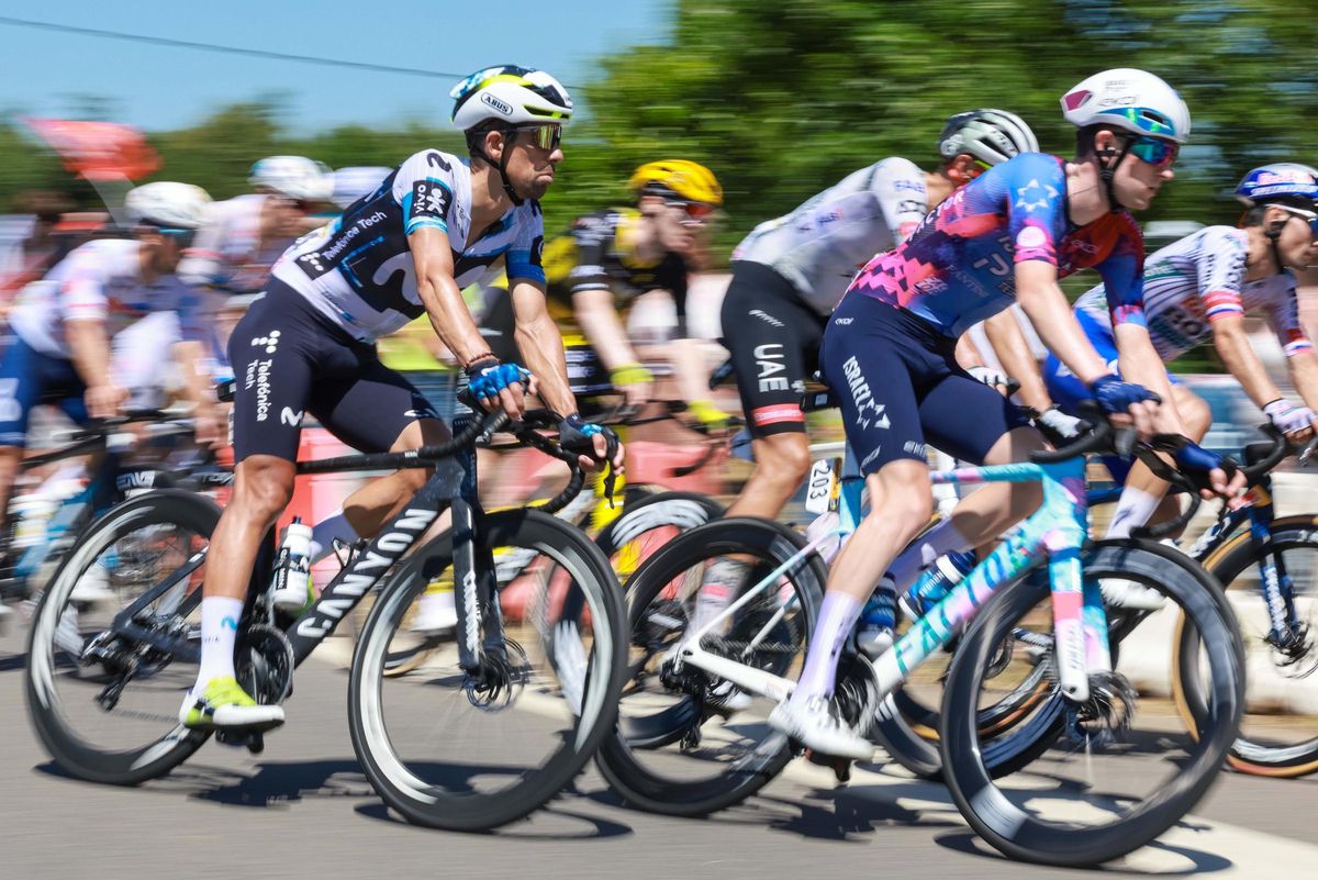 Nelson Olivieira, ciclista portugués del Movistar.