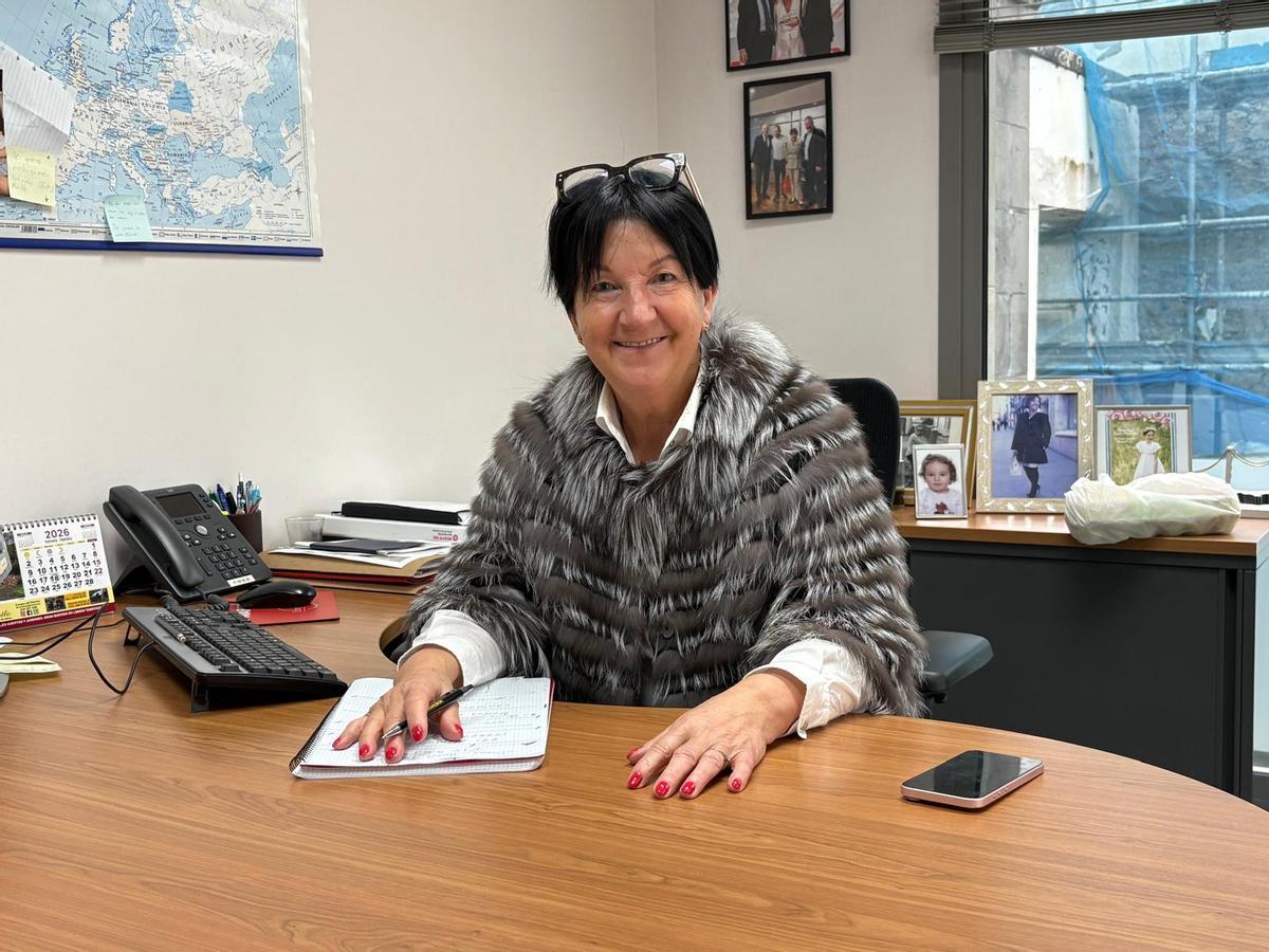 Carmen Riesgo en su oficina.