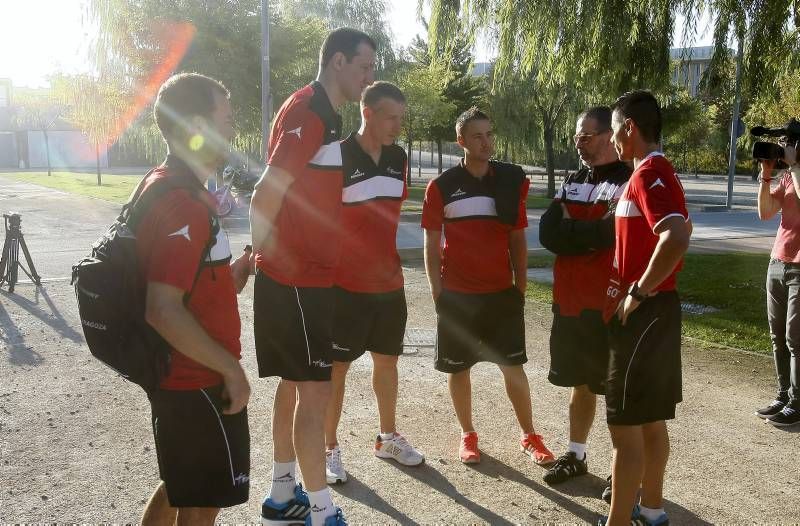 Entrenamiento del CAI Zaragoza