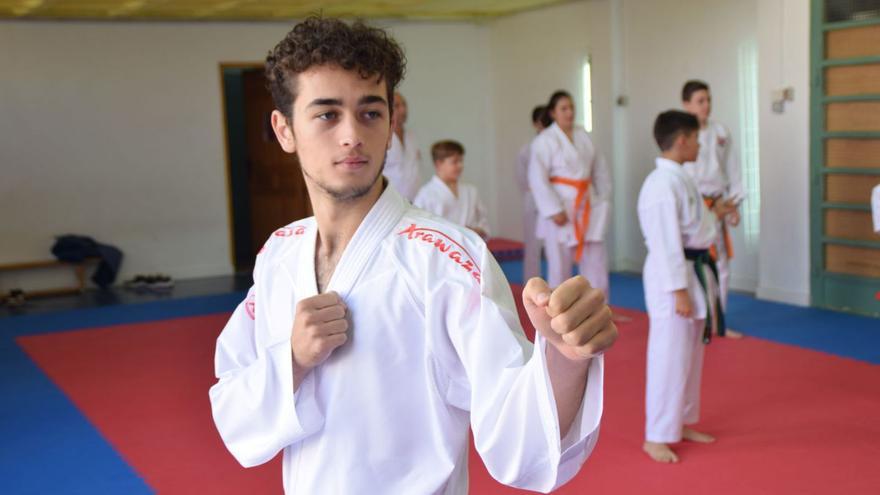 Ángel Turpín Abellán, en un entrenamiento. | JOSÉ BERMÚDEZ