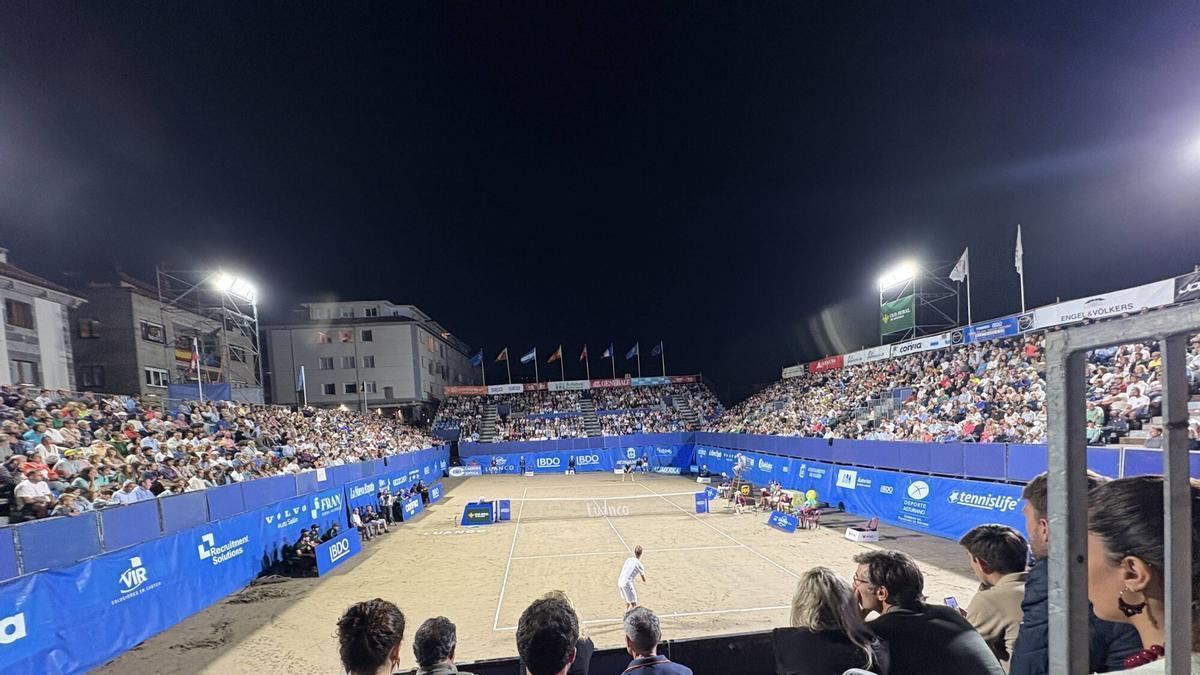 Un momento de la final de la última edición del torneo Playa de Luanco.
