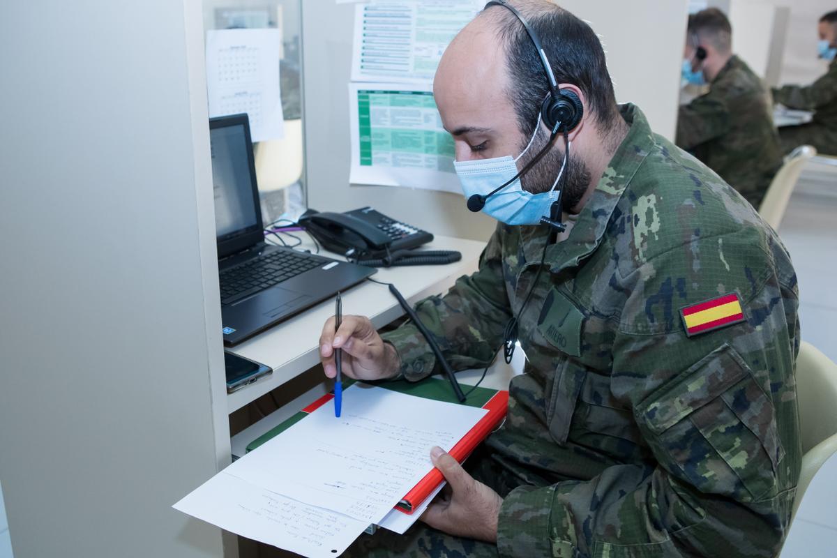 Els militars vigilen l’entrada a Espanya de les variants brasilera i sud-africana de la Covid